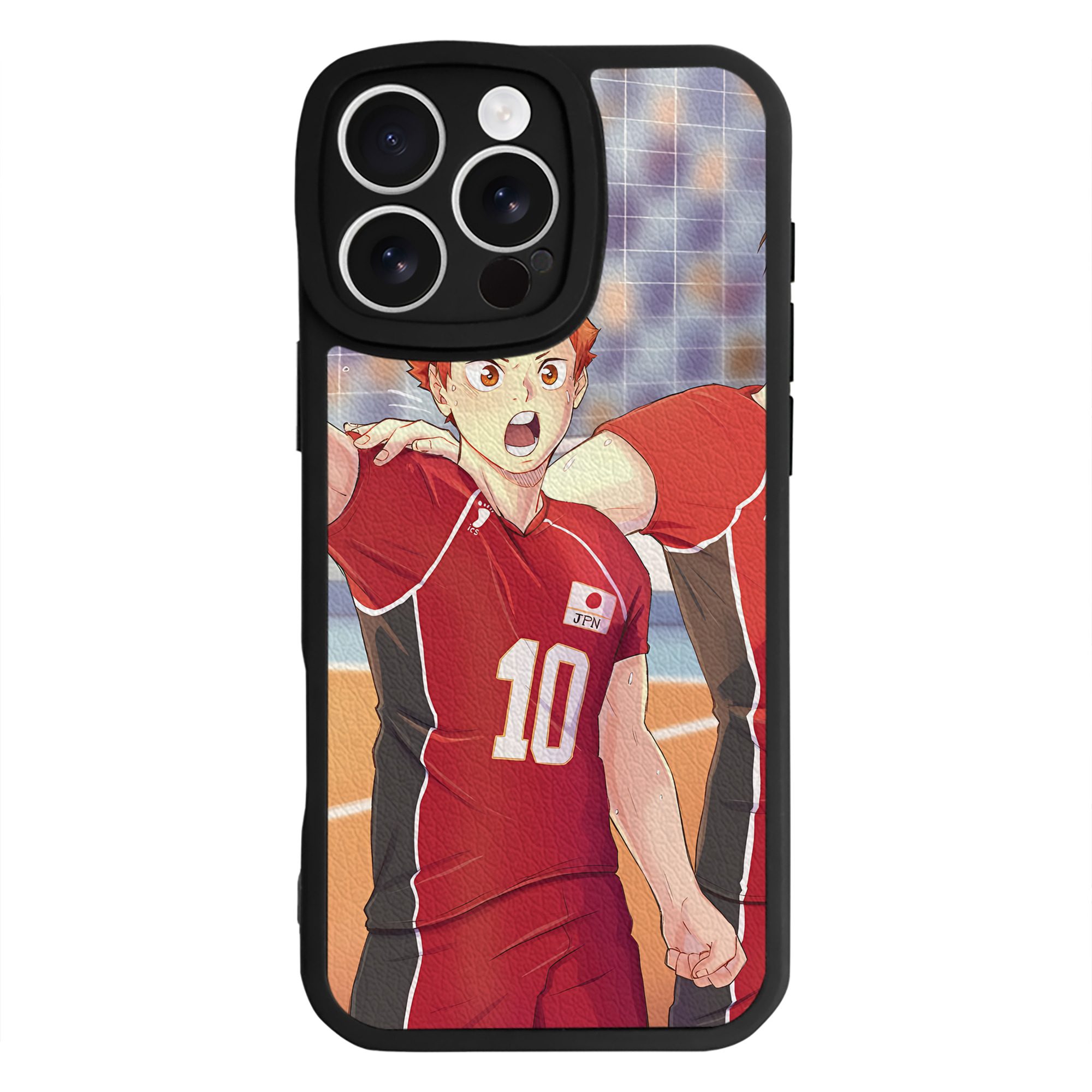 （画像用） ハイキュー!! Haikyu!! 【iPhone 16シリーズ対応】シリコンスマホケース（レザー調） 材質：シリコン
